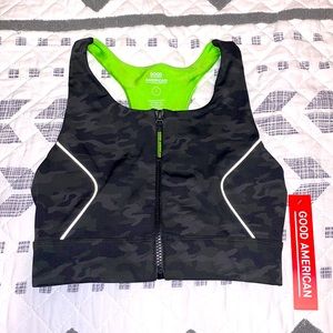 Good American Camo Sports Bra